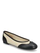 Jayna Wingtip Ballet Flat Ballerinasko Ballerinaer White Lauren Ralph ...