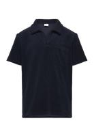 Top Collar Terry Tops T-shirts Polo Shirts Short-sleeved Polo Shirts N...