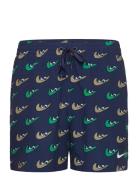 Nike Multi Print 5" Volley Short Sport Swimshorts Navy NIKE SWIM
