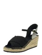 Luliza Espadrille Espadrillos Med Hæl Sandal Multi/patterned GANT