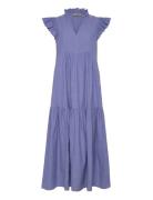Mmwaldy Izha Dress Maxikjole Festkjole Blue MOS MOSH