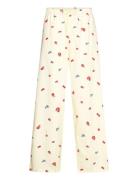Pant Woven Fruit Pyjamasbukser Hyggebukser Cream Hunkemöller