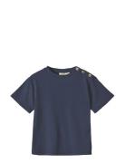 Kenna T-Shirt Tops T-Kortærmet Skjorte Navy Fliink