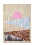 Pleasantly Isla Quilt 130X180 Cm Multi Home Textiles Bedtextiles Bedsp...