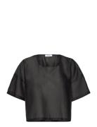 Berra Top Designers T-shirts & Tops Short-sleeved Black Stylein