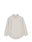 Tommy Tops Shirts Long-sleeved Shirts Cream MarMar Copenhagen