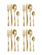 Bestiksæt, Hdgolden, Gylden Home Tableware Cutlery Cutlery Set Gold Ho...