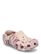 Classic Marbled Clog Shoes Mules & Clogs Pink Crocs