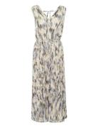 Kavicki Dress Knælang Kjole Grey Kaffe