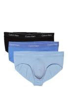 Hip Brief 3Pk Underbukser Y-front Briefs Blue Calvin Klein