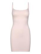 Basic Mini Slip Dress Kort Kjole Pink Gina Tricot