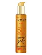 Sun Tanning Oil Gold Spf50 150 Ml Solcreme Krop Nude NUXE