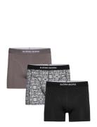 Organic Cotton Stretch Boxer 3P Boxershorts Black Björn Borg