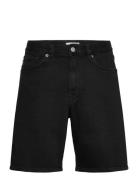 Slhreg Alex Black Denim Shorts Bottoms Shorts Denim Black Selected Hom...