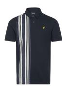 Deck Stripe Polo Shirt Tops Knitwear Short Sleeve Knitted Polos Black ...