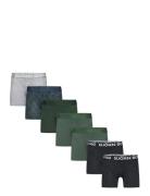 Cotton Stretch Boxer 7P Night & Underwear Underwear Underpants Multi/p...