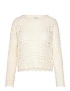 Jdysun Lay L/S Boatneck Pullov. Knt Tops Knitwear Jumpers Cream JDY