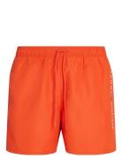Medium Drawstring Badeshorts Orange Tommy Hilfiger