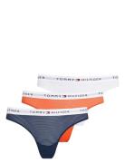 3 Pack Mesh Thong G-streng Undertøj White Tommy Hilfiger