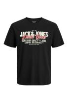Jjelogo Tee Ss O-Neck 2 Col Aw25 Sn Tops T-Kortærmet Skjorte Black Jac...