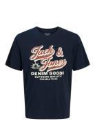 Jjelogo Tee Ss O-Neck 2 Col Aw25 Sn Tops T-Kortærmet Skjorte Black Jac...