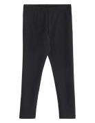Leggings Brushed Inside Basic Bottoms Leggings Black Lindex