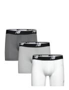 Mens Mesh 5 Inch Boxer Brief No Fly 3 Pack Boxershorts Grey New Balanc...