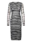 Josie Dress Aop 8211 Knælang Kjole Multi/patterned Samsøe Samsøe