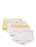 Pclogo Lady 4 Pack Bc Hipsters Undertøj Multi/patterned Pieces