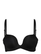 Deep-V Padded Underwired Push-Up Bra Lingerie Bras & Tops Push Up Bras...