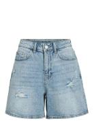 Vijaf Hw Destroy Denim Shorts Bottoms Shorts Denim Shorts Blue Vila