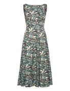 Xenia Panel Midi Dress Designers Knee-length & Midi Navy Malina