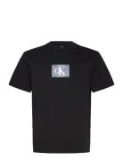 Ss 30S Eu Sp Ck Box Tape Graphic Tops T-Kortærmet Skjorte Black Calvin...