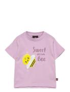 Lwtasi 200 - T-Shirt S/S Tops T-Kortærmet Skjorte Pink LEGO Kidswear