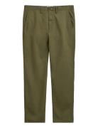 Regular Twill Chinos Bottoms Trousers Chinos Khaki Green GANT