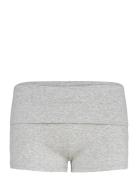 Basic Folded Hotpants Bottoms Shorts Cycling Shorts Grey Gina Tricot
