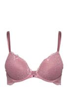 Marine Pp Push Lingerie Bras & Tops Push Up Bras Pink Hunkemöller