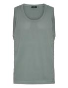 Watson Tops T-shirts Sleeveless Green Reiss
