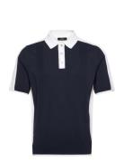 Pentel Tops Polos Short-sleeved Navy Reiss
