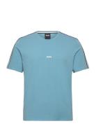 Unique T-Shirt Tops T-Kortærmet Skjorte Blue BOSS