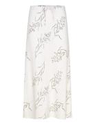 Fqlaluna-Skirt Skirts Knee-length & Midi Skirts White FREE/QUENT