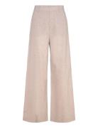 Miley Linen Trousers Bottoms Trousers Linen Trousers Cream Ahlvar Gall...