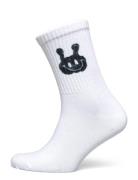 Graphic Sport Sock Underwear Socks Regular Socks White Weekday