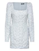 Jacquard Ls Mini Dress Kort Kjole Blue ROTATE Birger Christensen
