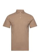 Bs Monir Regular Fit Polo Shirt Tops Polos Short-sleeved Brown Bruun &...