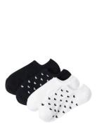 Sock Low Ankle 4 P A O Hearts Lingerie Socks Footies-ankle Socks Multi...