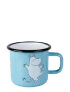 Moomin Enamel Mug 25Cl Home Tableware Cups & Mugs Coffee Cups Blue Moo...