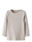 Nmnbani Ls Xsl Top Noos Tops T-shirts Long-sleeved T-Skjorte Purple Na...