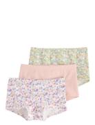 Boxer 3P Flower Lib Night & Underwear Underwear Panties Pink Lindex