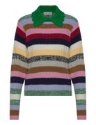 2386 Cotton Mix / Crochet Cotton, M Tops Knitwear Jumpers Multi/patter...
